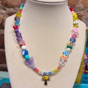 YELLOW MUSHROOM EYE CANDY CHAIN